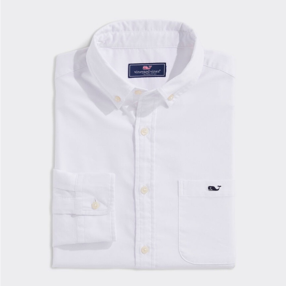 NWT Vineyard Vines Men's White Oxford Shirt